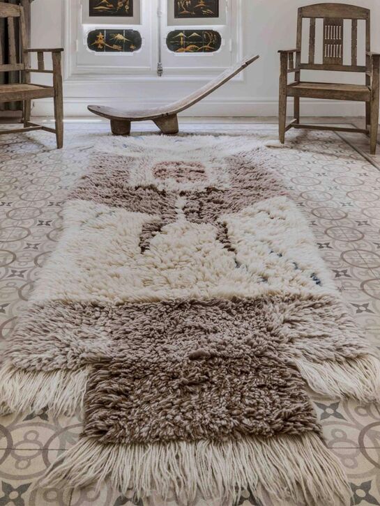 Шерстяной стираемый ковер Zuni 240х90 Lorena Canals , арт.  | Фото 8