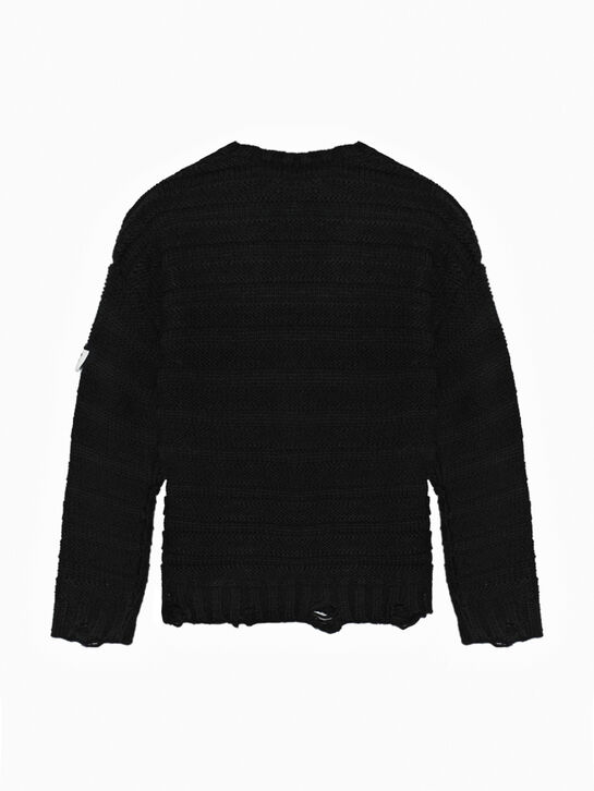 Кардиган в полоску, черный MM6 , арт.  | Фото 2