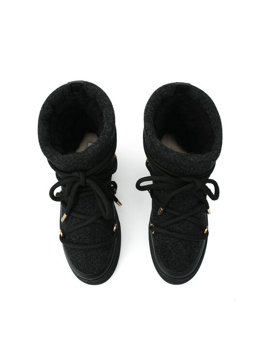 Мунбуты с меховой подкладкой, черные INUIKII , арт.  | Фото 6