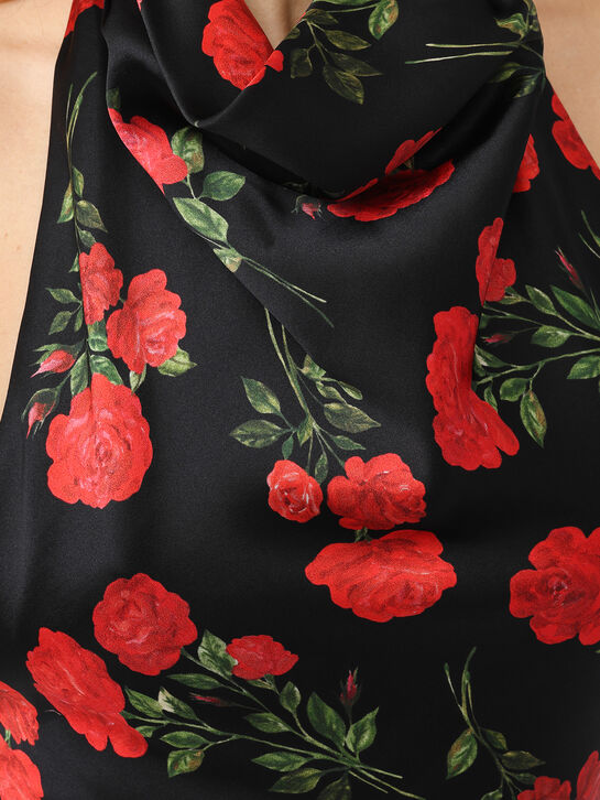 Платье макси из атласа Roses & Lace , арт.  | Фото 8