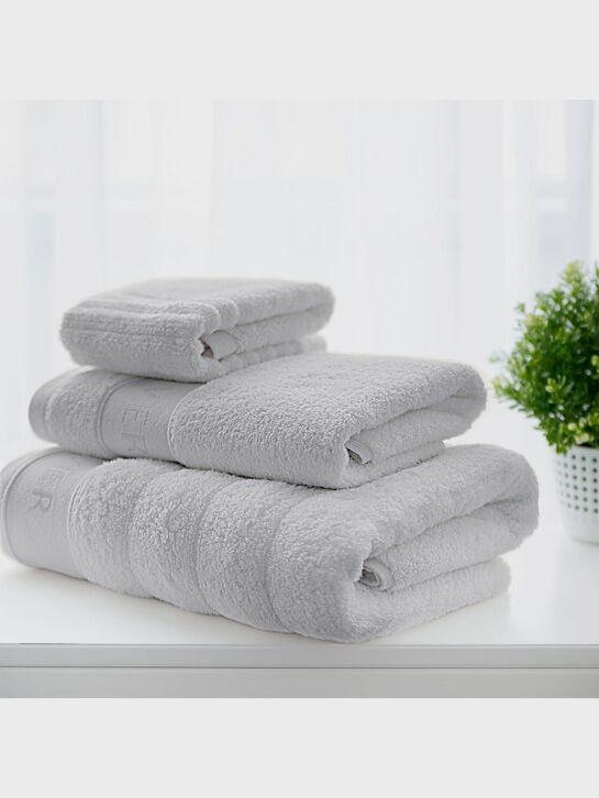 Набор из 3 полотенец (30х50 см, 50х90 см, 70х140 см) Soft Silver , арт.  | Фото 2