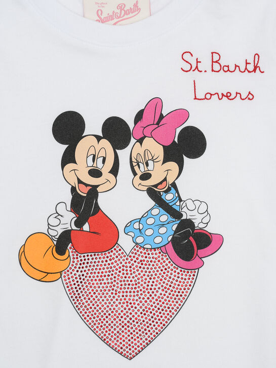 Футболка с принтом &quot;Микки и Минни Маус&quot; Saint Barth , арт.  | Фото 3