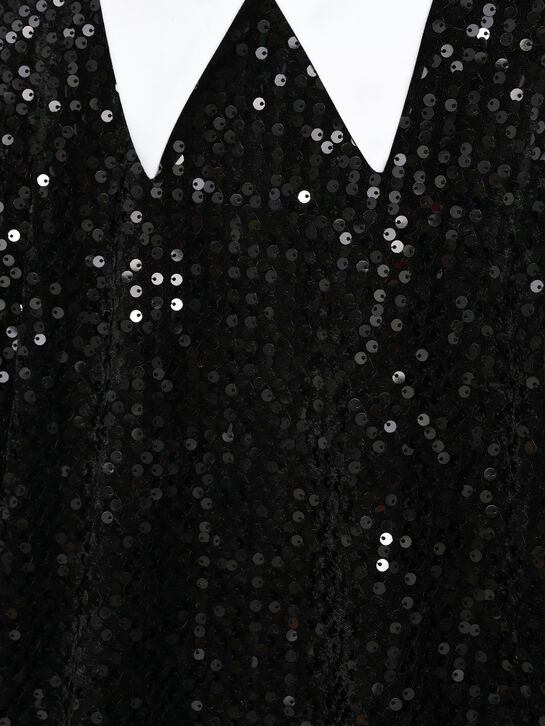 Платье с пайетками, черное Dan Maralex , арт.  | Фото 3