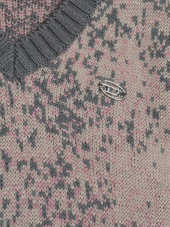 Джемпер из смесовой шерсти, укороченный Diesel , арт.  | Фото 4