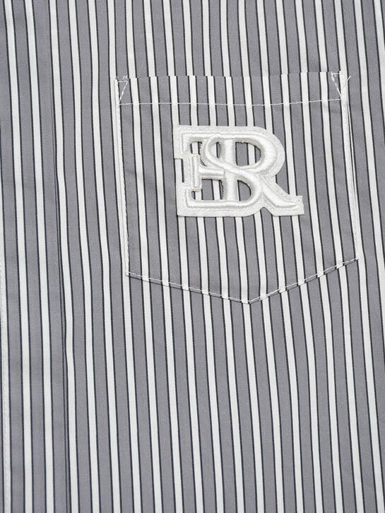 Рубашка в полоску с кружевной отделкой Ermanno Scervino , арт.  | Фото 3