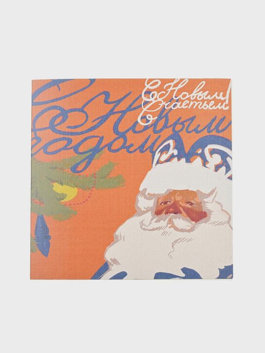 Открытка &quot;Дед Мороз&quot;, 14x14 см, оранжевый Jan&Sofie , арт.  | Фото 1