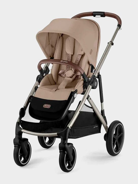 Коляска Gazelle S TPE Almond Beige с корзиной и дождевиком CYBEX , арт.  | Фото 1