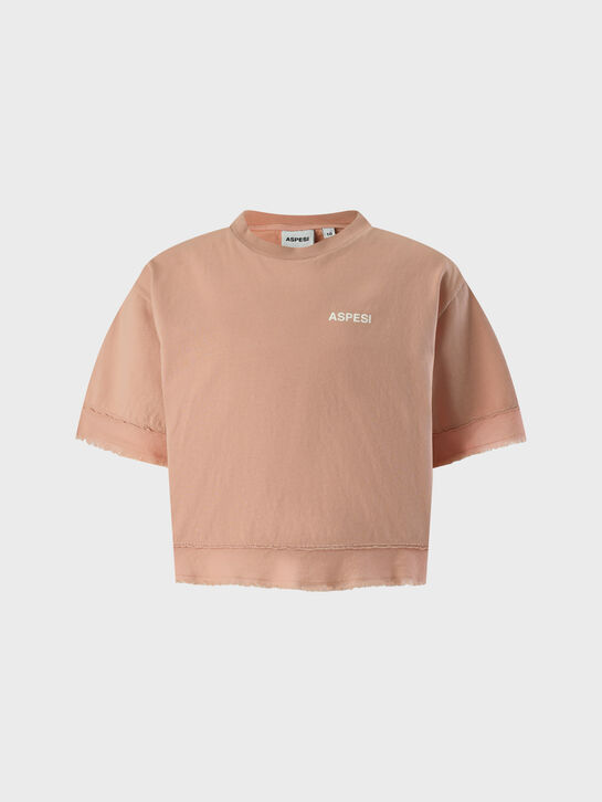 Футболка с белым лого, розовая ASPESI , арт.  | Фото 1