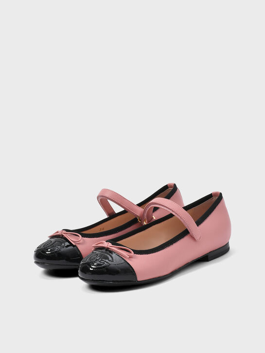 Туфли с бантиком и лого, розовые Dolce&Gabbana , арт.  | Фото 2