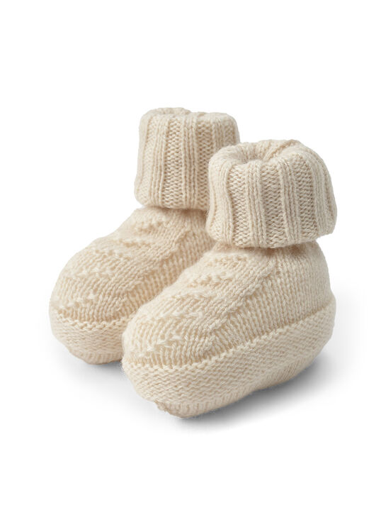 Пинетки из кашемира, кремовые Tomax , арт.  | Фото 2