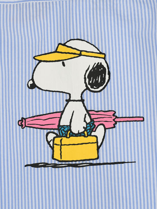 Рубашка в полоску с принтом &quot;Снуппи&quot; Saint Barth , арт.  | Фото 4