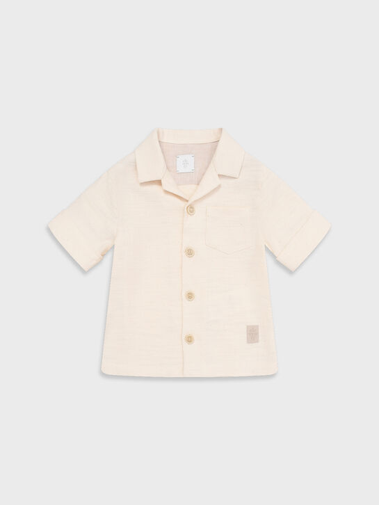 Рубашка изо льна с короткими рукавами Eleventy , арт.  | Фото 1