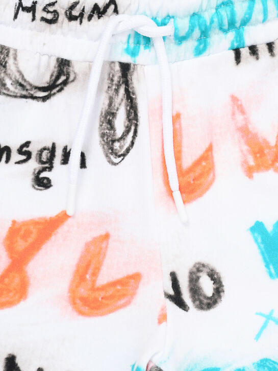 Бермуды с разноцветным лого MSGM , арт.  | Фото 3