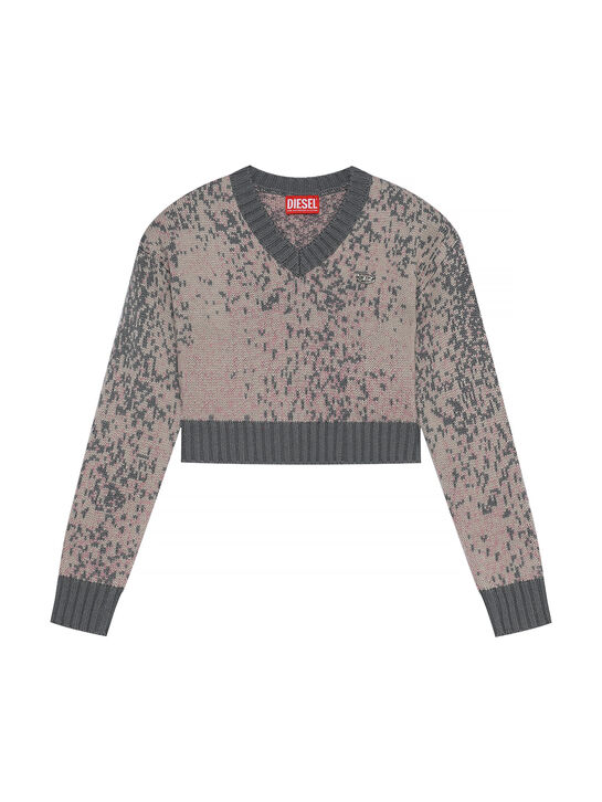 Джемпер из смесовой шерсти, укороченный Diesel , арт.  | Фото 1
