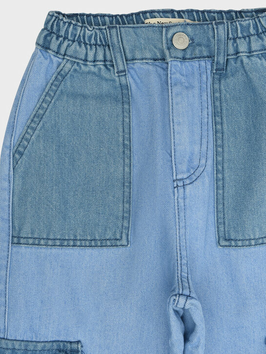 Джинсы с карманами-карго The New Society , арт.  | Фото 3