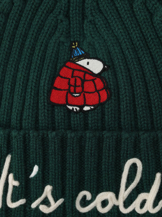 Шапка с надписью &quot;Its cold&quot; на подвороте Saint Barth , арт.  | Фото 3
