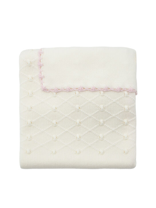 Плед с кружевной отделкой, белый Tomax , арт.  | Фото 1