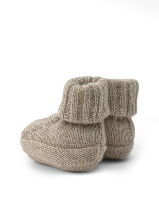 Пинетки из кашемира, бежевые Tomax , арт.  | Фото 3