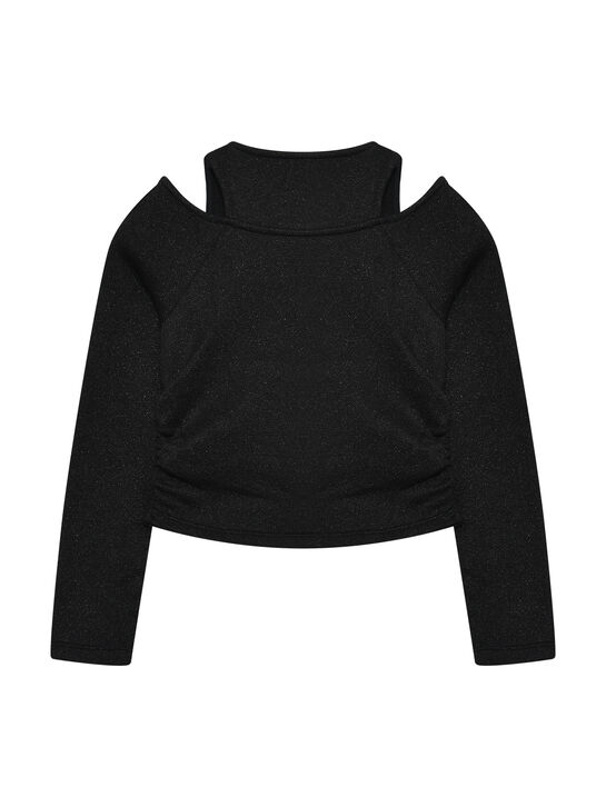 Топ с люрексом, черный Patrizia Pepe , арт.  | Фото 2