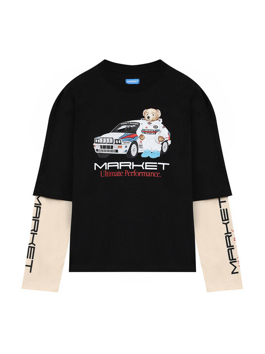 Лонгслив с имитацией футболки Market , арт.  | Фото 1