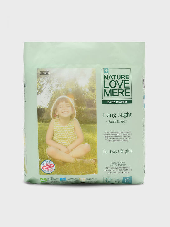 Подгузник-трусики ночные Long Night XXL от 13 кг, 18 шт NATURE LOVE MERE , арт.  | Фото 1