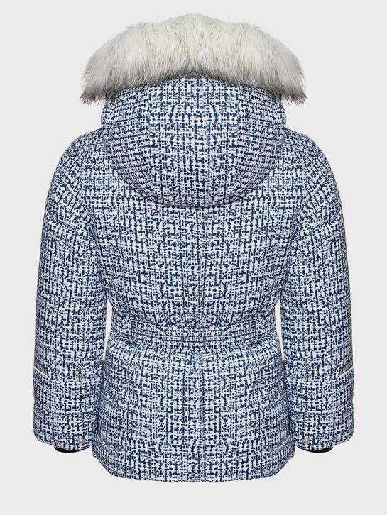 Куртка с капюшоном и поясом, синяя Poivre Blanc , арт.  | Фото 2