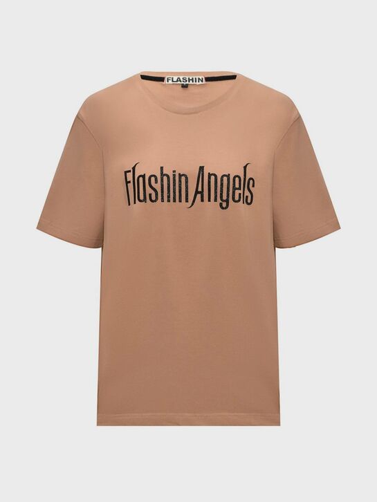 Футболка с черной надписью Flashin , арт.  | Фото 1
