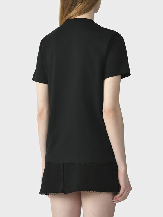 Футболка с лого, черная MSGM , арт.  | Фото 4