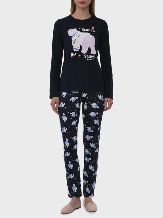Пижама с принтом &quot;Белые медведи&quot; Eirene , арт.  | Фото 2