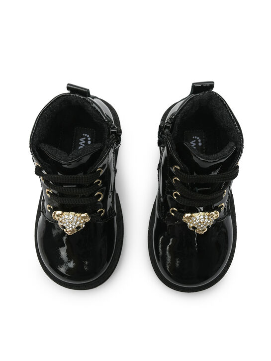 Ботинки с флисовой подкладкой, черные Walkey , арт.  | Фото 5