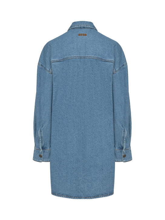 Рубашка джинсовая с бантом MSGM , арт.  | Фото 3