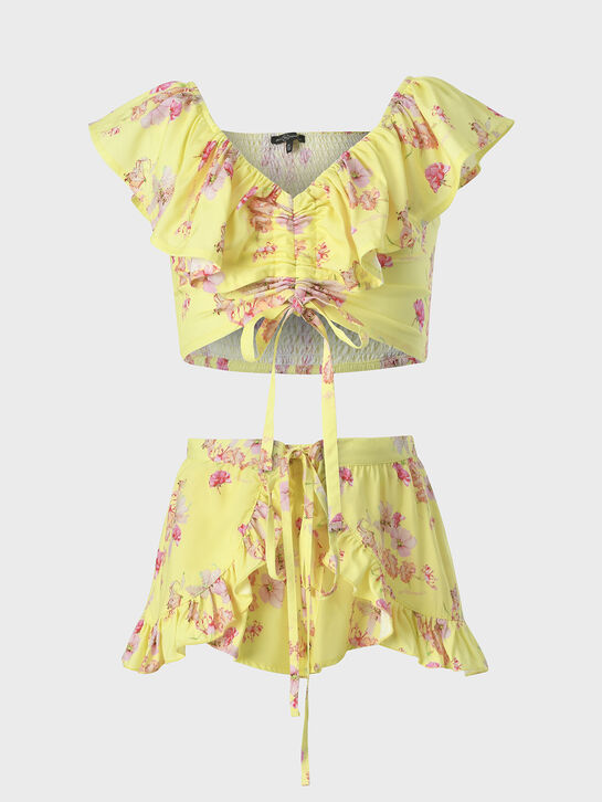 Комплект: топ и шорты, цветочный принт Dan Maralex , арт.  | Фото 1