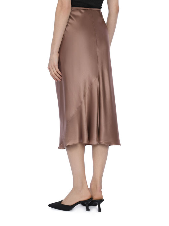 Юбка шелковая, бронзовая Dorothee Schumacher , арт.  | Фото 5