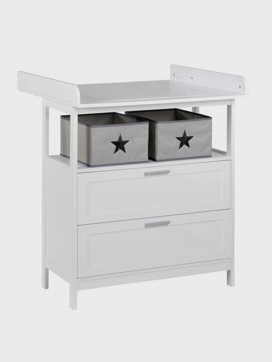 Пеленальный комод с ящиками Hamburg, белый Roba , арт.  | Фото 1