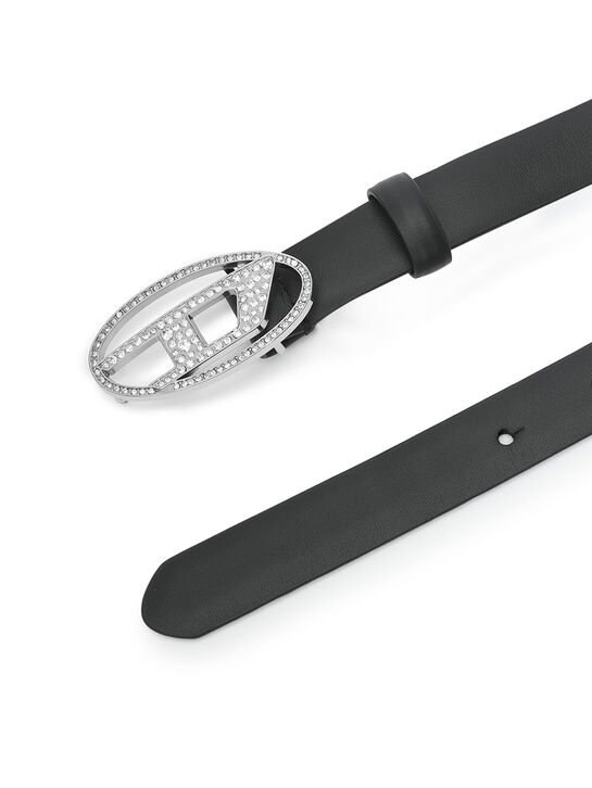 Ремень из кожи, пряжка со стразами Diesel , арт.  | Фото 3