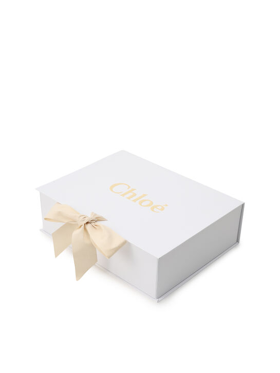 Плед с цветочной вышивкой и лого Chloe , арт.  | Фото 6