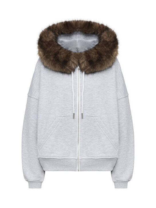 Худи с эко-мехом Flashin , арт.  | Фото 1