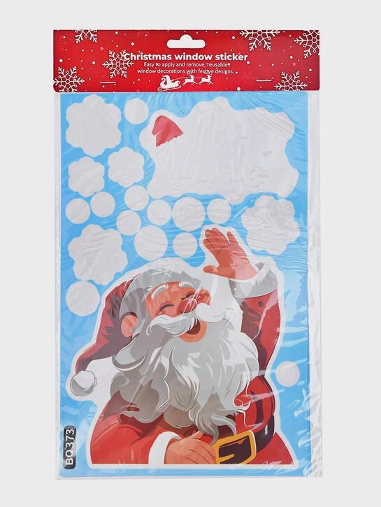 Набор самоклеящихся наклеек &quot;Новогоднее чудо&quot; из 6 шт, 20x30 см Christmas Window Sticker , арт.  | Фото 1