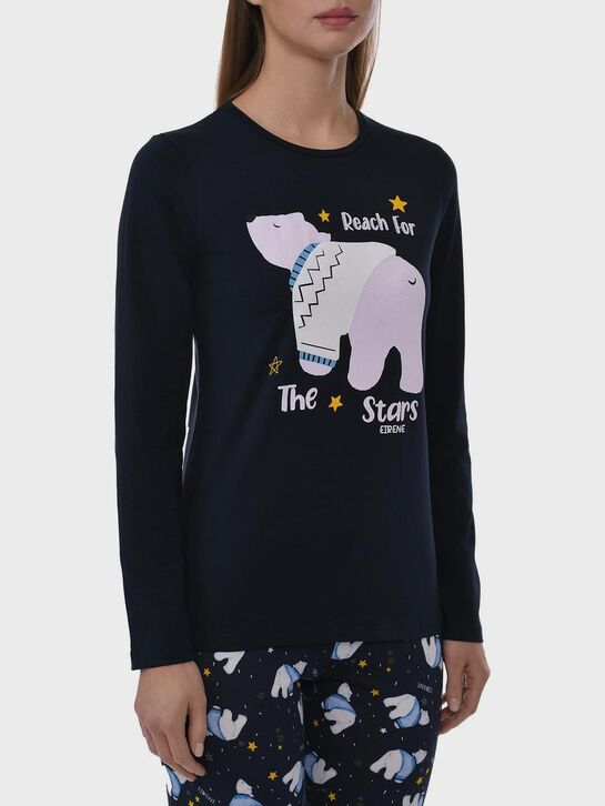 Пижама с принтом &quot;Белые медведи&quot; Eirene , арт.  | Фото 3