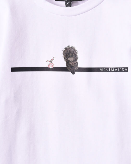 Белая футболка с контрастным принтом Dan Maralex , арт.  | Фото 3