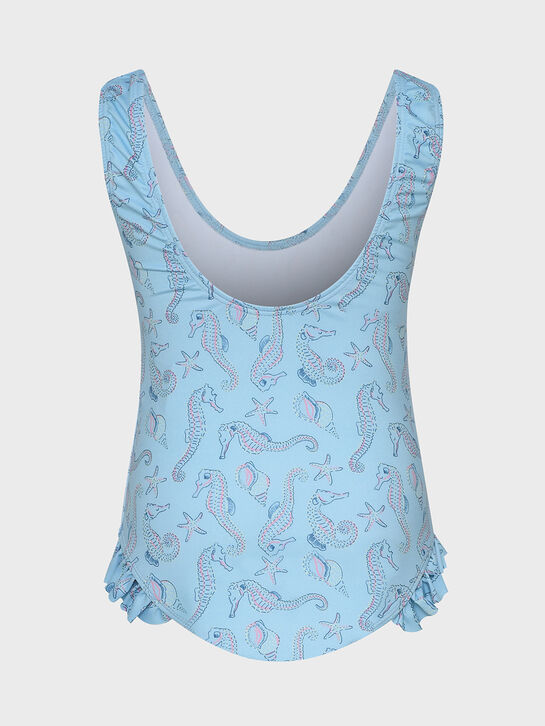 Купальник с принтом &quot;морские коньки&quot; The New Society , арт.  | Фото 2