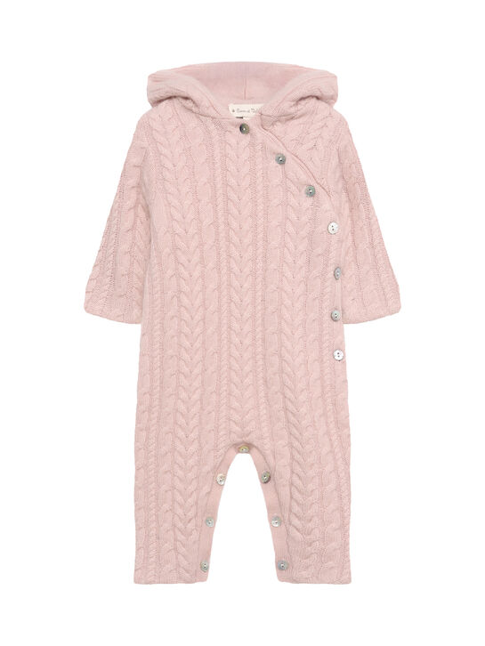 Комбинезон из кашемира, розовый Oscar et Valentine , арт.  | Фото 1