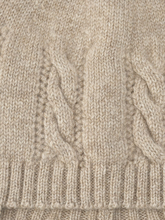 Шапка из кашемира, бежевая Tomax , арт.  | Фото 3