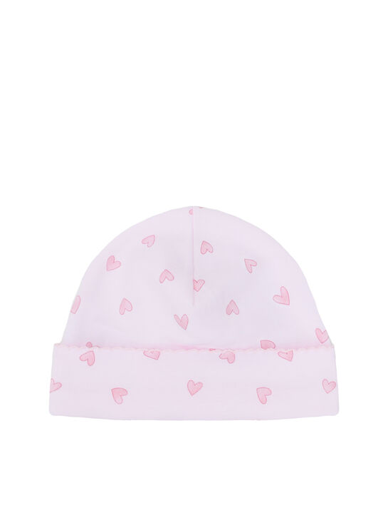 Шапка с принтом &quot;сердечки&quot; Lyda Baby , арт.  | Фото 1