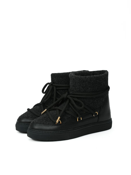 Мунбуты с меховой подкладкой, черные INUIKII , арт.  | Фото 2