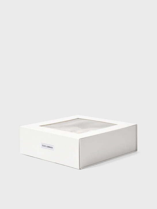 Комплект комбинезон + шапка + слюнявчик, белый Dolce&Gabbana , арт.  | Фото 10