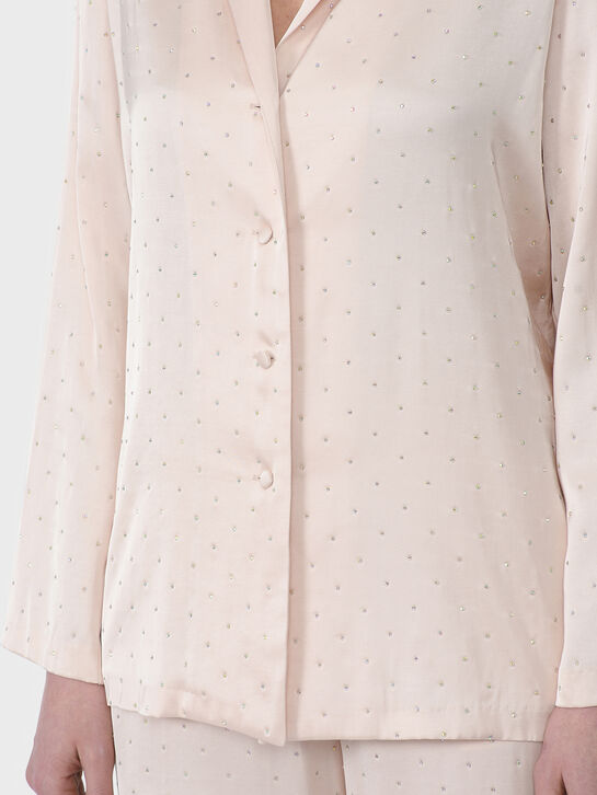 Комплект: жакет+брюки с мелкими стразами Flashin , арт.  | Фото 9