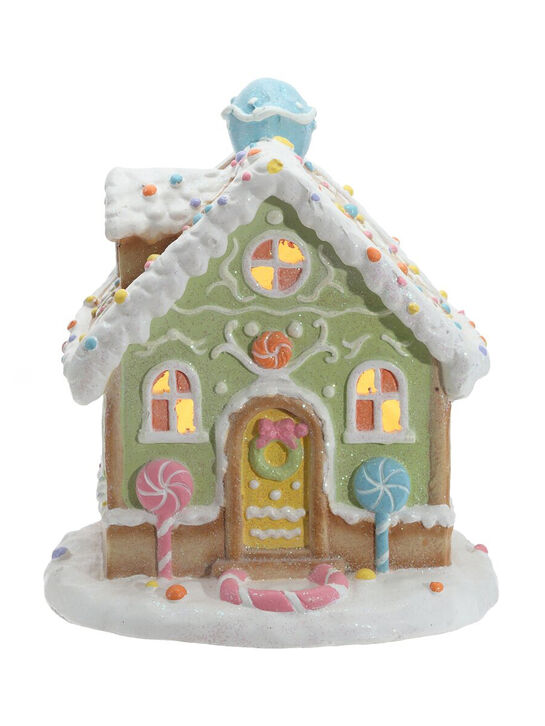 Фигрка декоративная &quot;Домик&quot; с подсветкой (АААх3) 28 см TIANQIN ARTS AND CRAFTS , арт.  | Фото 8