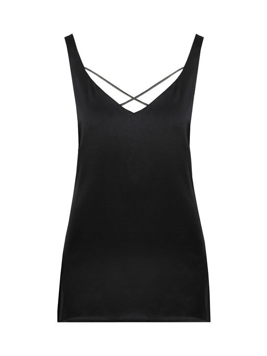 Топ шелковый, черный Panicale , арт.  | Фото 1