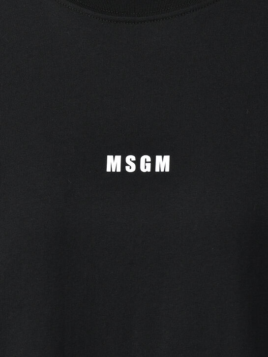 Лонгслив с лого, черный MSGM , арт.  | Фото 3